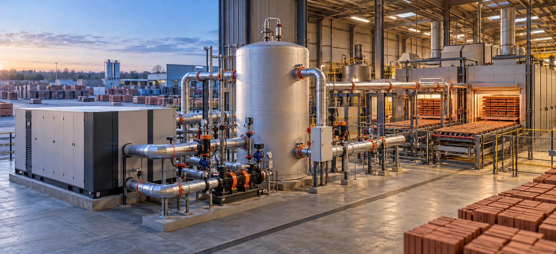 How Thermal Storage Lets Industrial Heat Pumps Run When Electricity Costs Less 